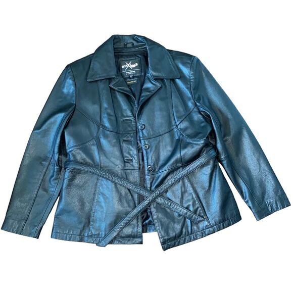 Wilson Leather Maxima Thinsulate Ultra Insulation Leather Jacket Large Black - Picture 3 of 11